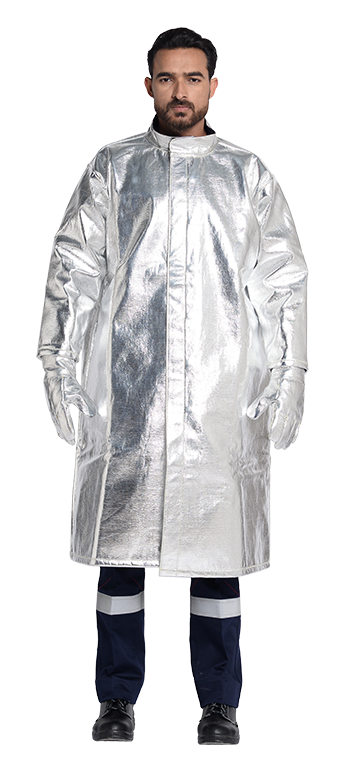 Aluminized Flame Resistant Long Coat